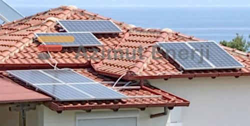 Solar Güneş Enerji Ev Sistemleri Kiremit Çatı Uygulaması