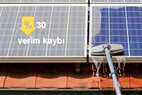 Solar güneş enerji işyeri sistemleri panel bakımı