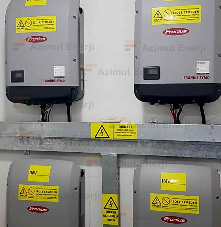 Solar enerji referansları - Fronius Symo İzmir