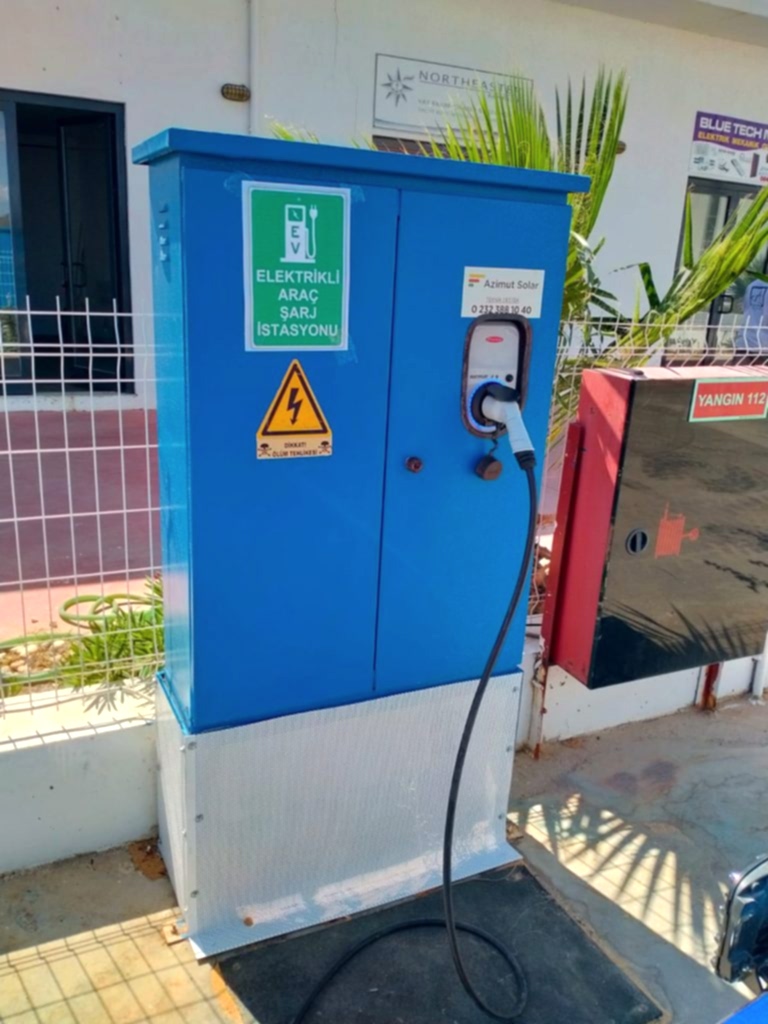 Elektrikli araç şarj istasyonu maliyeti nedir? OŞarj 22 kW AC Şarj İstasyonu